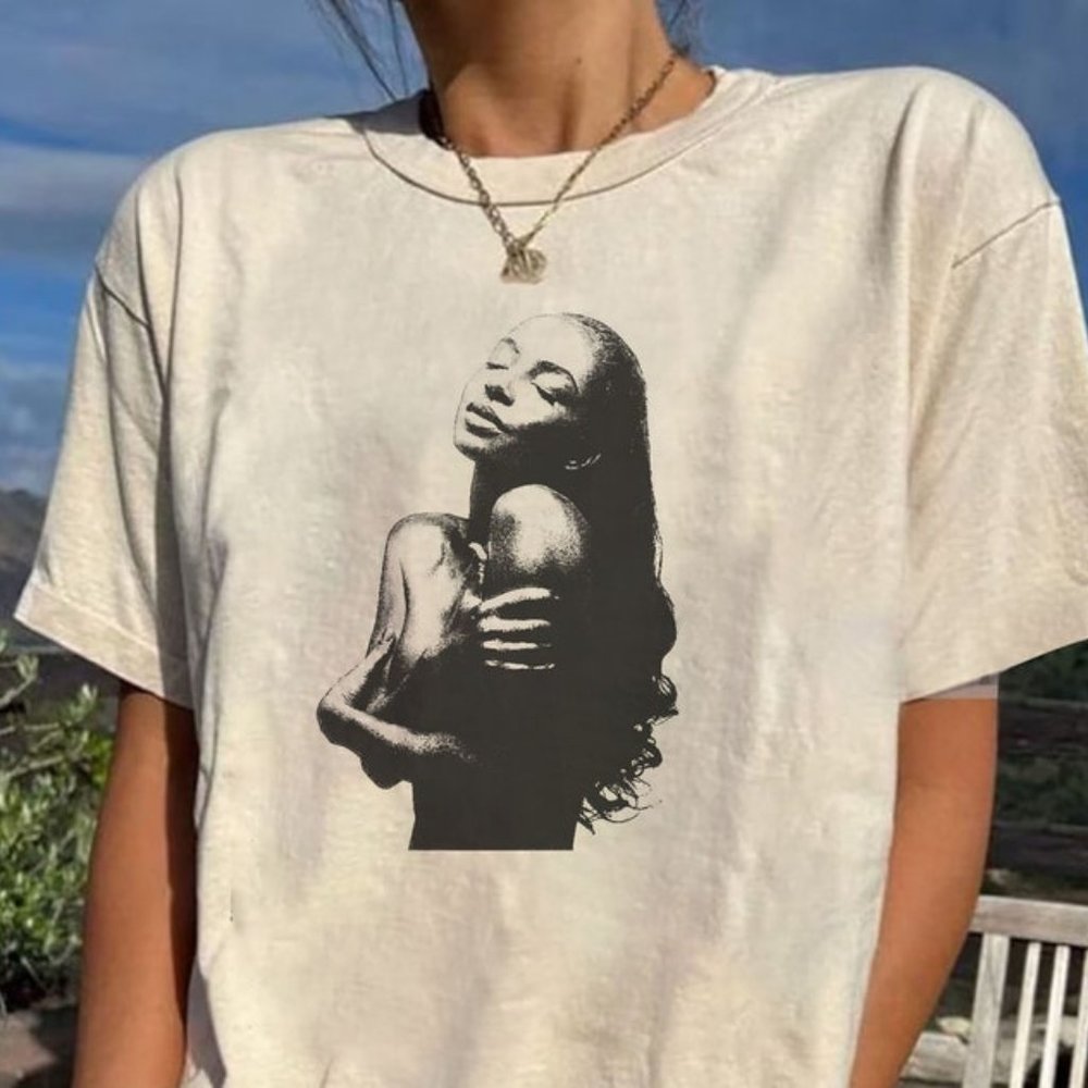 Sade Vintage Tshirt, Sade Tour Crewneck Tshirt, Sade Concert Shirt, Sade Adu Shi